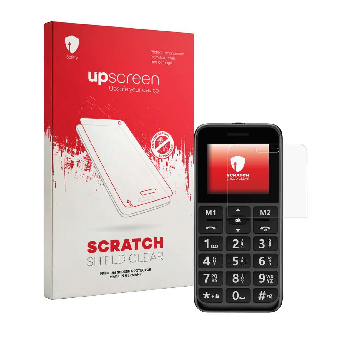 upscreen - Screenprotector voor Peaq PMP 92 - Folie Beschermfolie transparant
