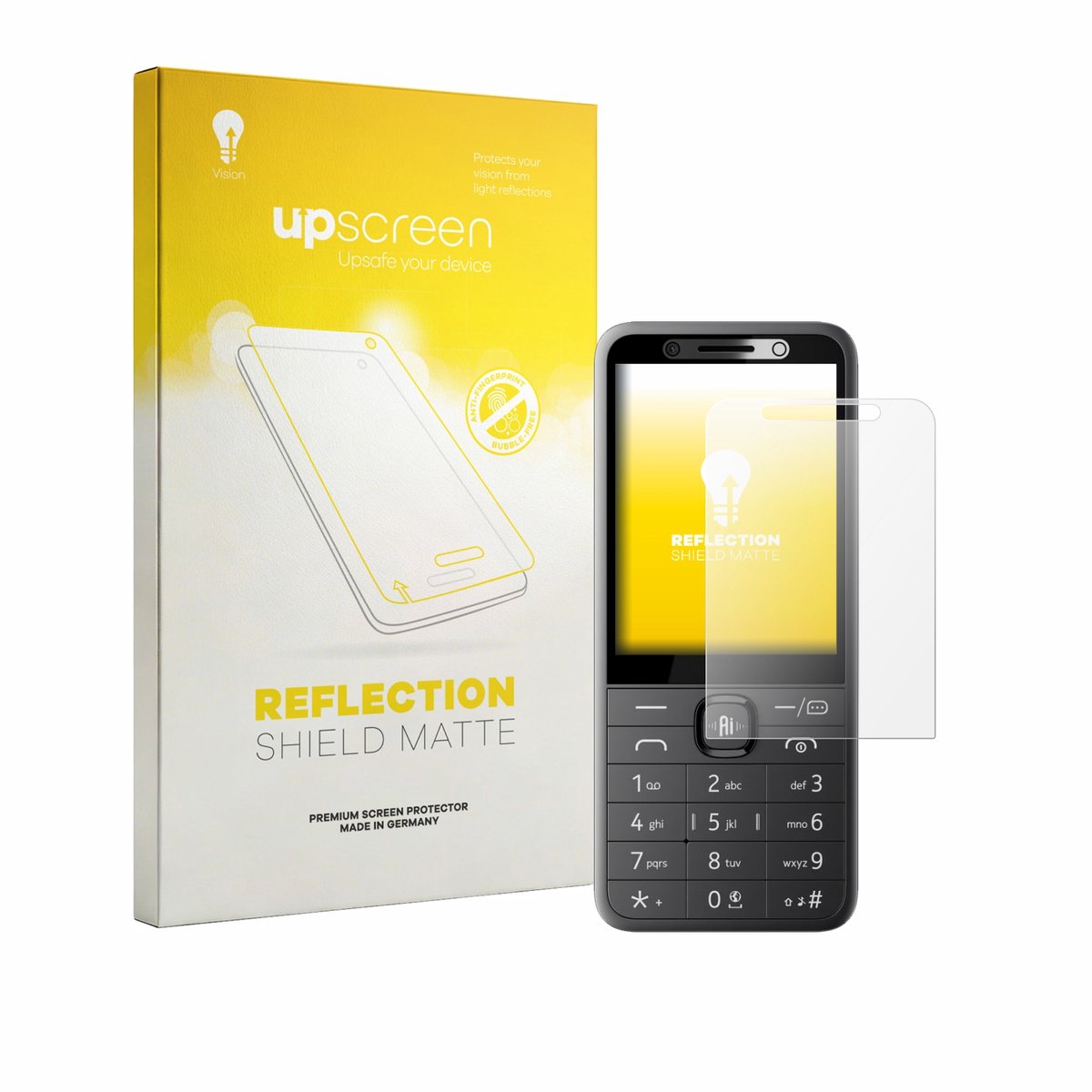 upscreen - Screenprotector voor Nokia 235 4G 2.0 - Folie Beschermfolie anti glare matte