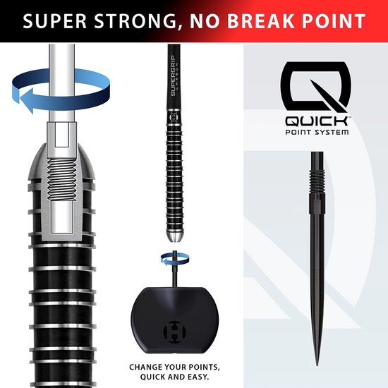 Harrows Supergrip Ultra Quick Point 90% - Dartpijlen van Harrows — afbeelding 5
