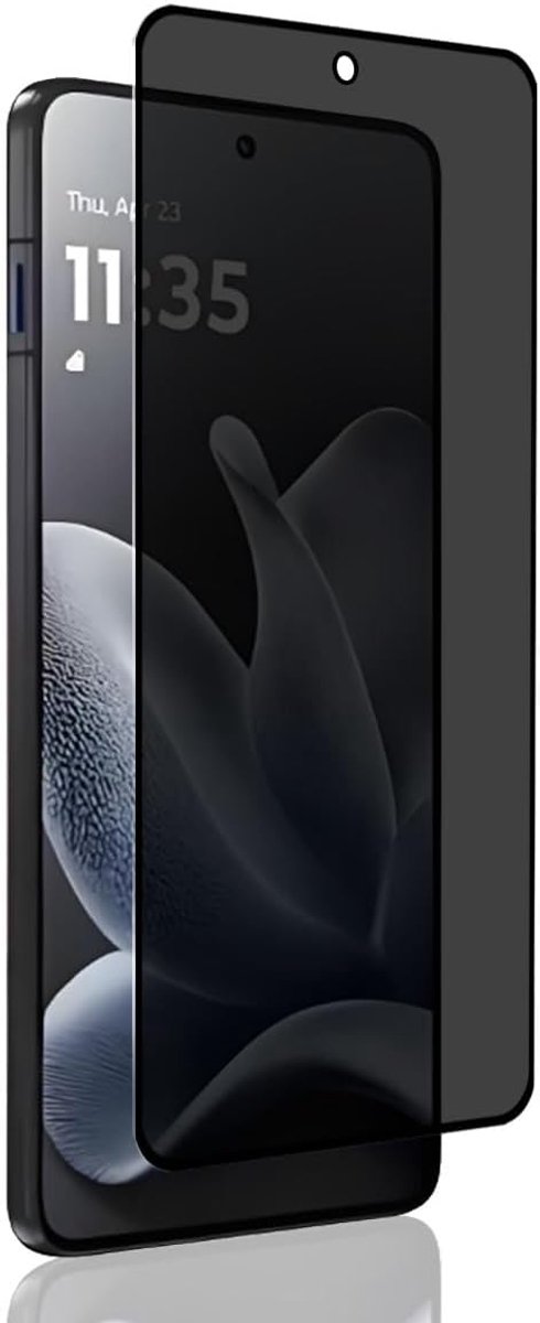 Anti-spion gehard glas voor Motorola Edge 70, schermbeschermfolie, volledige afdekking, ultrahoge hardheid 9H, anti-kras privacy schermbeschermer voor Motorola Edge 70