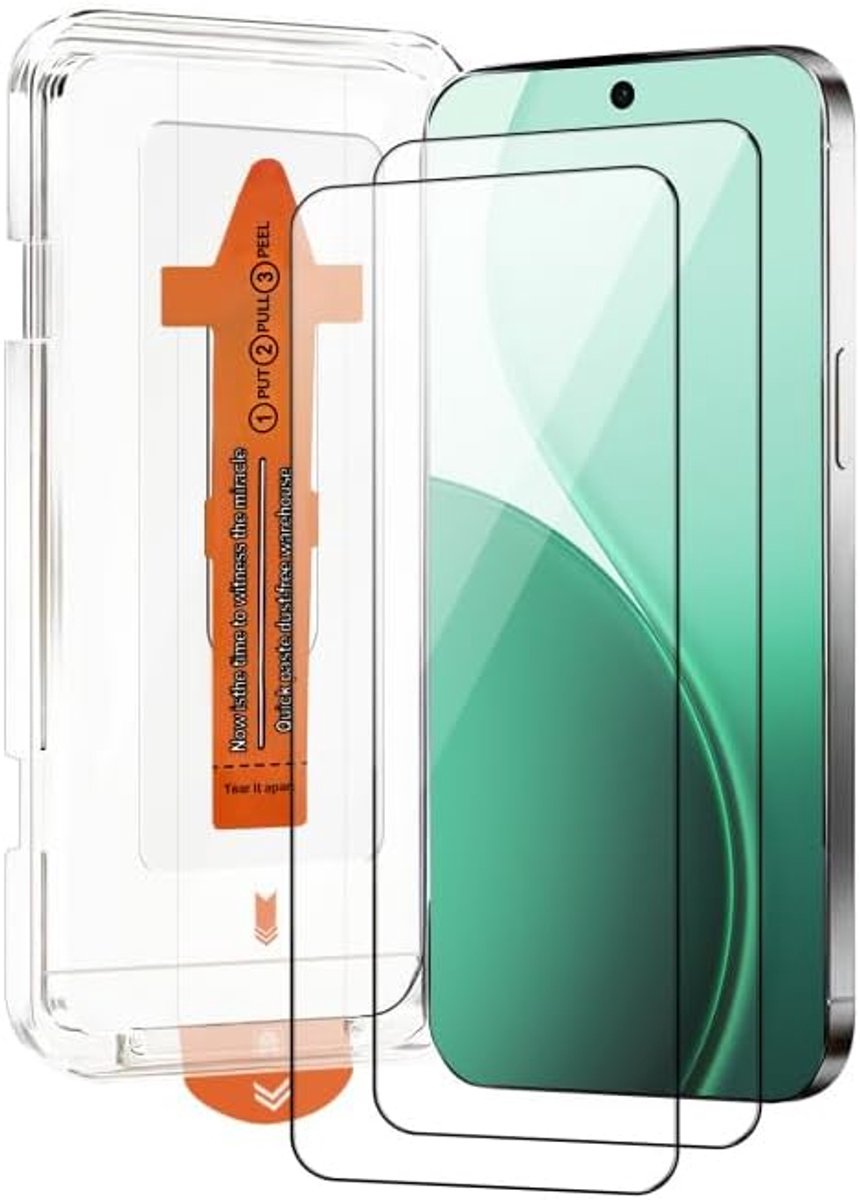 Chejuza Gehard glas voor Oppo Reno14 F/Fs 5 g [2 stuks], snelle installatie, volledige afdekking, luchtbelvrij, hardheid 9H, glas, hoge definitie displaybeschermfolie