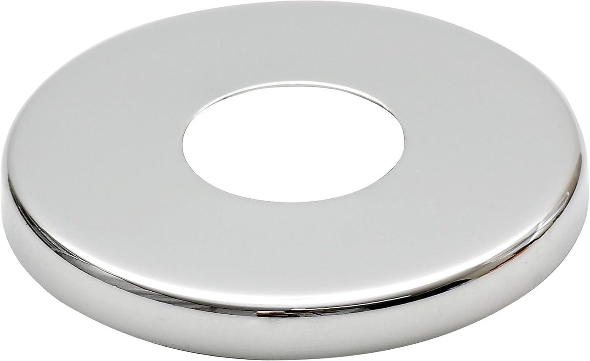 21 mm (1/2 inch) kraag verchroomd staal ventiel hoge gaten deksel kraan rose 8 mm hoogte