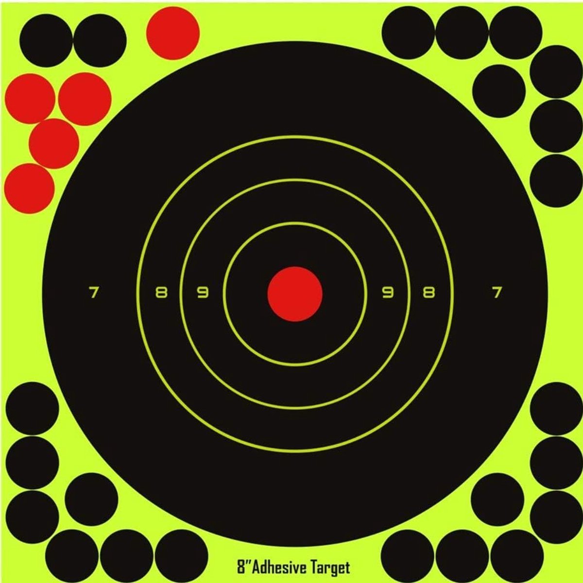 Schietbord Oefenstickers, Schietdoelstickers Zelfklevende Pistooldoelen voor Schietdoelen voor Geweer, BB Gun, Pellet, Boogschietboog (Groente)