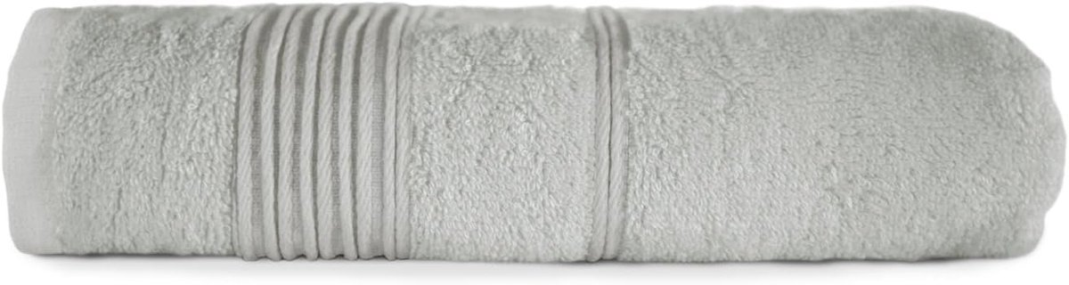 Moreno Handdoek 50 x 90 cm Bamboe Asgrijs