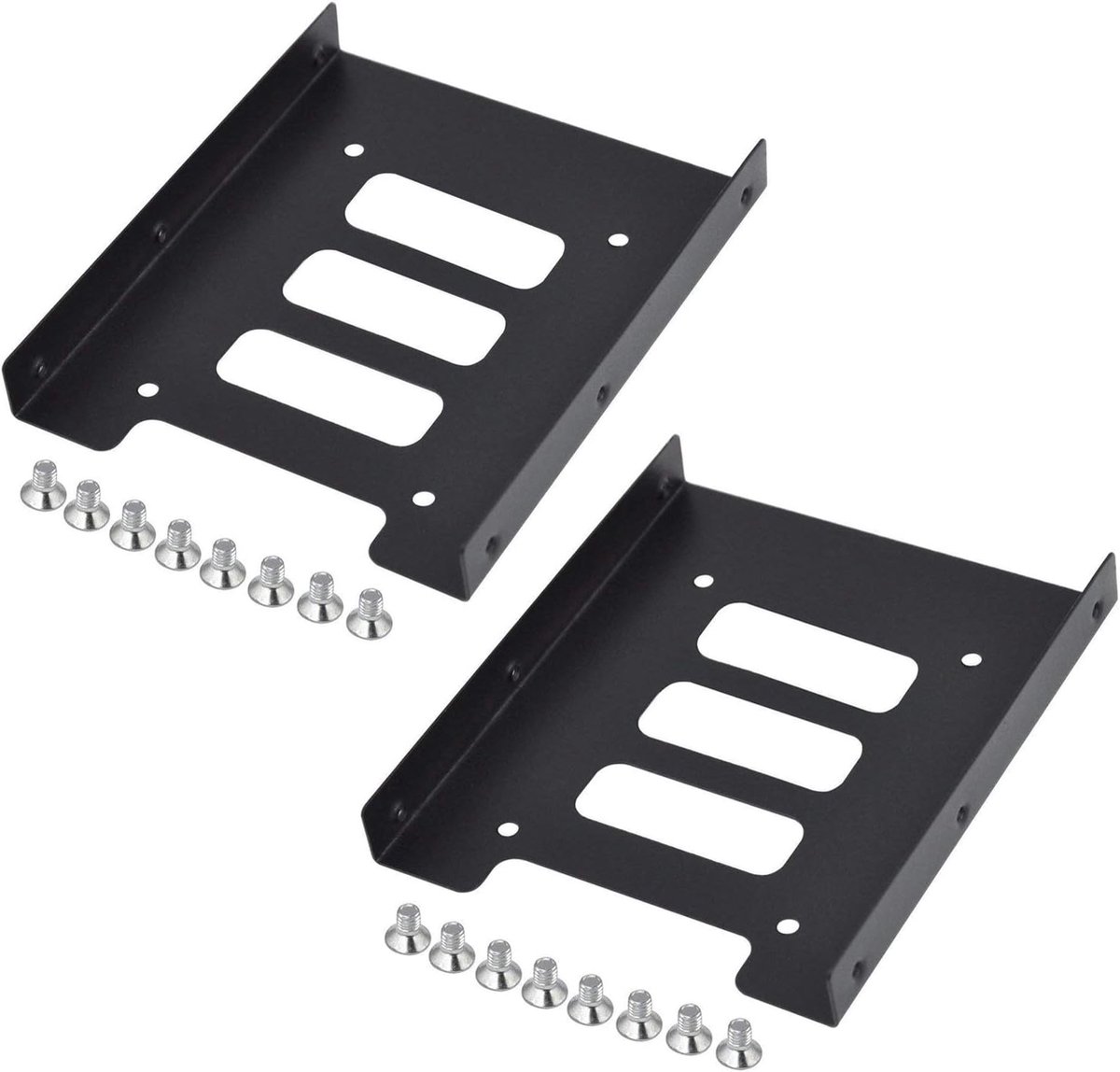 Adapter 2-Pack 2.5 naar 3.5 - SSD Beugel - Upgrade voor PC - Geschikt voor opslaguitbreiding