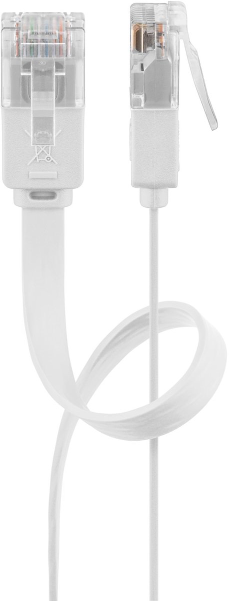 Wentronic CAT6 Netwerkkabel - RJ45 - Wit - 15 m