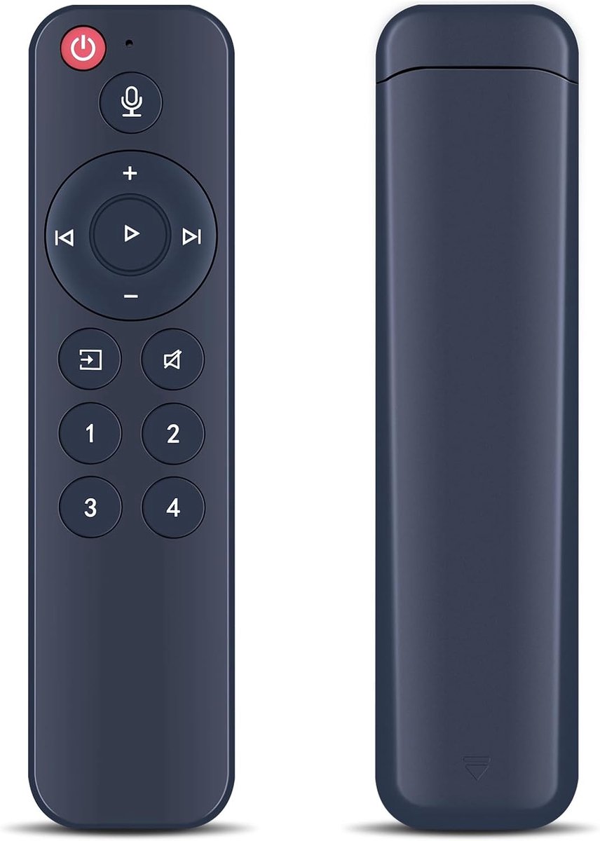 Vervangende spraakafstandsbediening compatibel met WiiM Pro AirPlay 2 Receiver en Pro Audio Streamer 4 muziek selectietoetsen