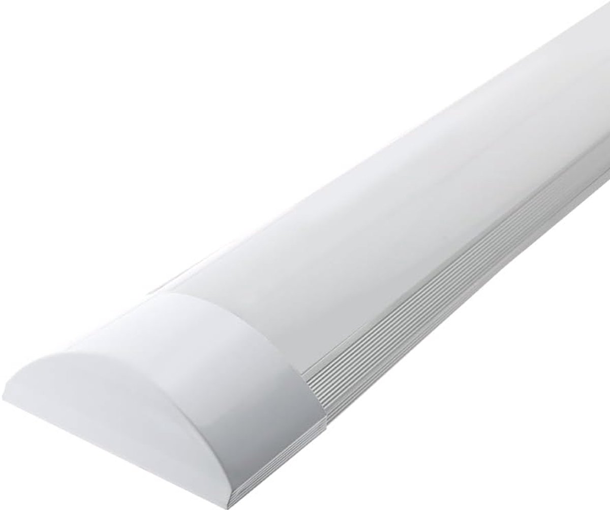 Ledme - LED-indicator met lineaire lamp met geïntegreerde led 40 W, 4000 lumen, neutraal licht (4500 K), 1200 mm, aansluitkabel inclusief, aluminium/ABS, ideaal voor gebruik binnenshuis LM1171