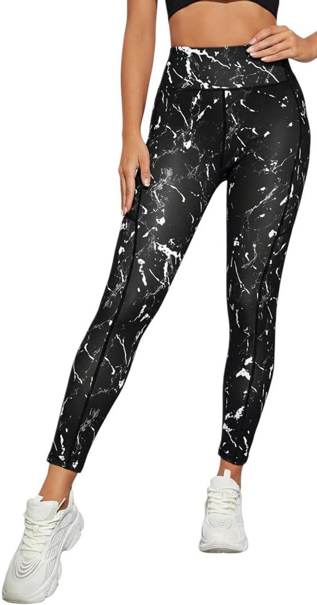 One Clothing - Dameslegging voor sport, fitness, outdoor en loungewear, super elastisch en met hoge tailleband voor kreukvrije, comfortabele pasvorm