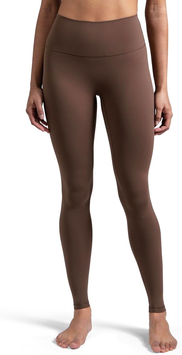 Dreamlux Legging zonder voornaad voor vrouwen 63,5 cm/71 cm binnenbeenlengte, naadloze hoge taille boterzachte yogabroek