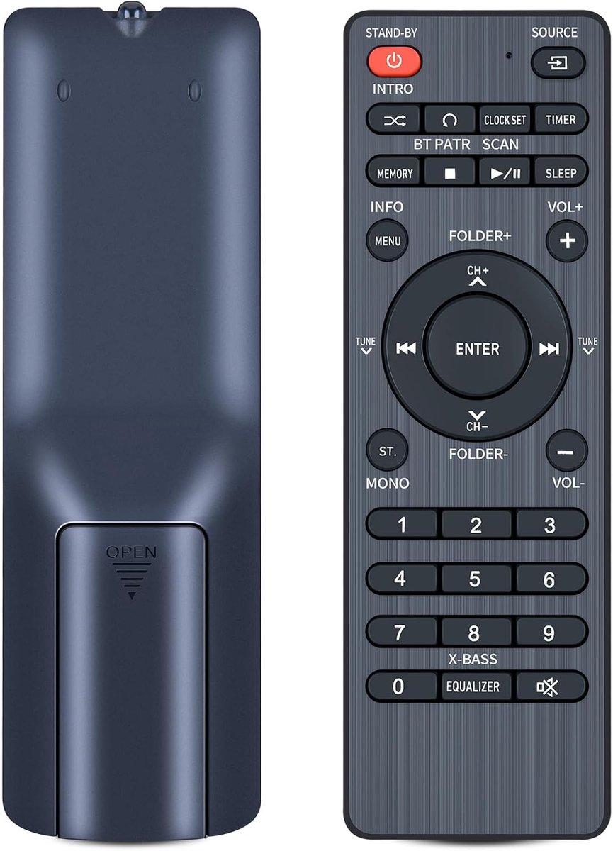 E64088 MD 44090 vervangende afstandsbedieningsset voor MEDION E64088 MD 44090 micro-audiosysteem