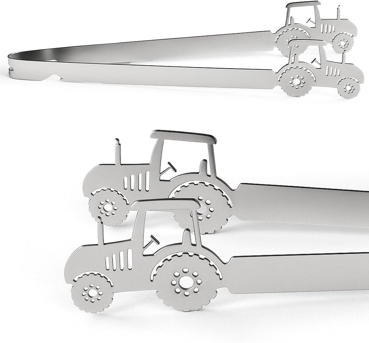 Grilltangen van roestvrij staal voor BBQ, perfect als cadeau voor mannen, vaders en grootvaders, 29 cm, vaatwasserbestendig
