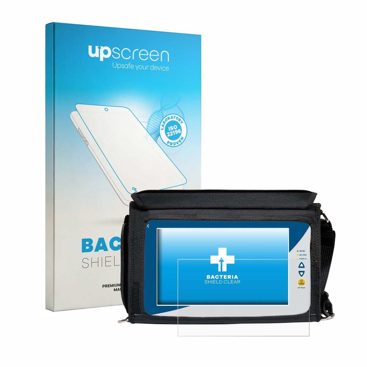 upscreen - Screenprotector voor Rover EXA 9 - Folie Beschermfolie transparant antibacterieel