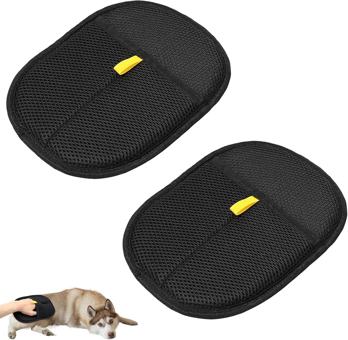 Handschoenen voor dierenharen, dubbelzijdige verzorgingshandschoenen, statische ontharingshandschoenen