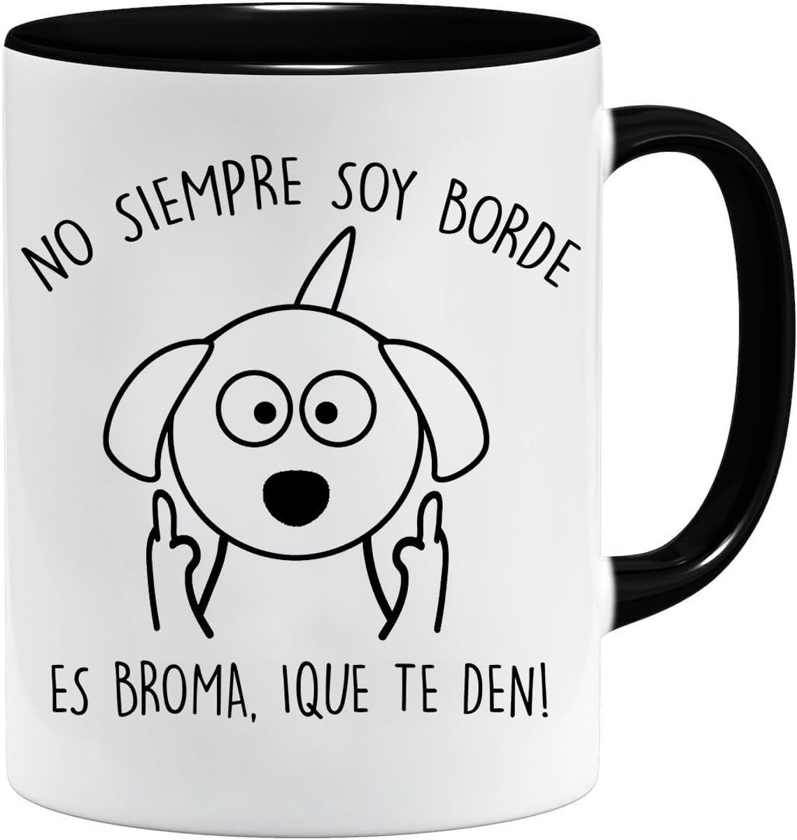 Cadeau voor collega's | Koffiemok met boodschap "Ich bin nicht immer Kante" | Originele cadeaus voor dames en heren | Grappige cadeaus