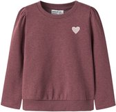NAME IT - NMFVIMA LS NREG SWEAT BRU Meisjes Trui