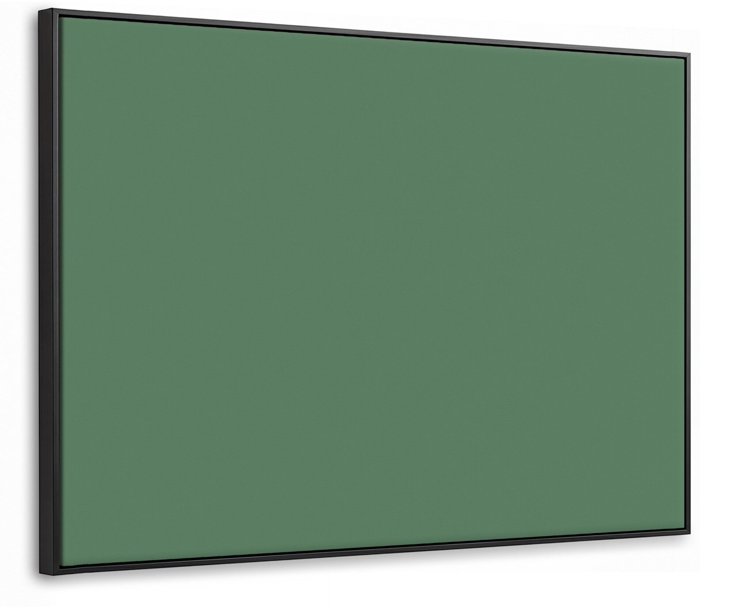 Canvas Schilderij met Baklijst 100x70cm - Deep - Sagewood - Groen - Muurdecoratie woonkamer - Slaapkamer decoratie - Kamer accessoires - Schilderijen op canvas met lijst