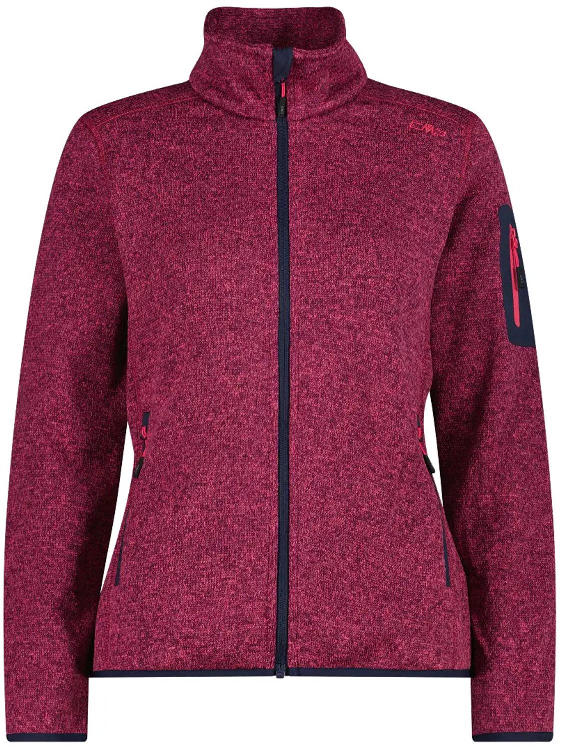 Damesfleece CMP Knit Tech Heavy Magenta / Darker