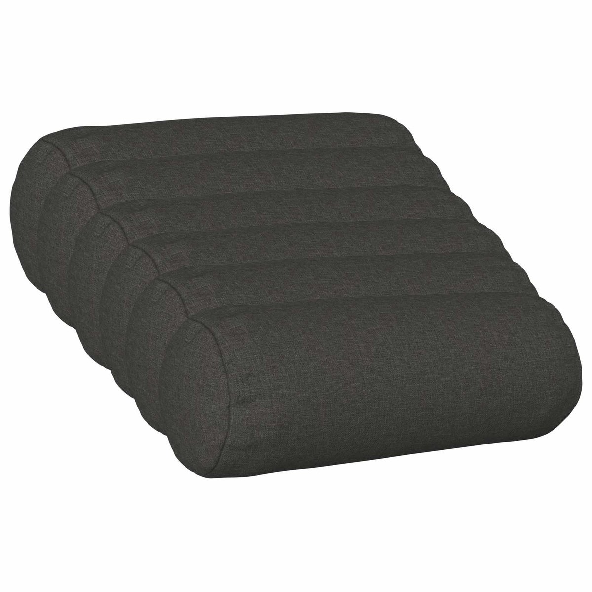 vidaXL Dekenkussen - 6 - st - HEERLEN - Donkergrijs - Diam. - 15 - x - 40 - cm - Stof