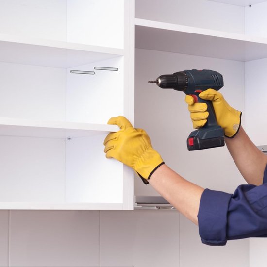 20 Stuks Cylindrische Plankensteunen, 5 x 45 mm, Ideaal voor Keukenmeubels en Boekenkasten, Stevige Plankdragers voor Kasten en Opbergruimte — afbeelding 2