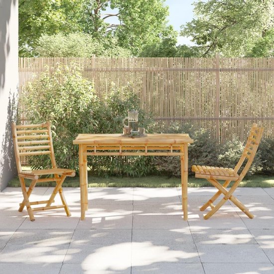 Eettafel 110x55x75 cm voor tuin — afbeelding 4
