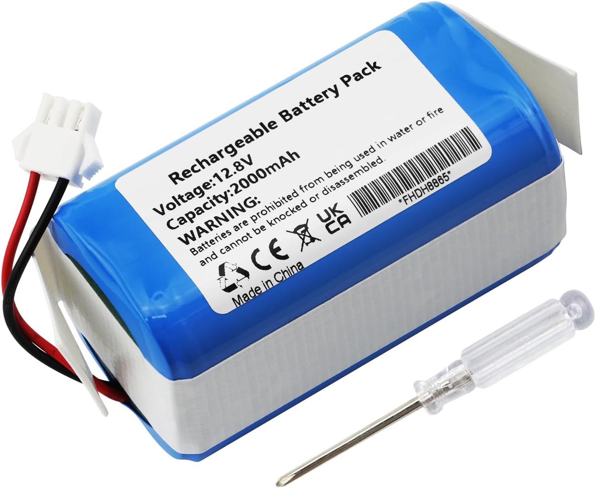 12.8V Vacuum Remplacement Battery Compatible Con Lefant M210 M210B M210P M210 Pro M213 M213S M1 T700 Robot Cleaner Aspirateurs Battery 2000mAh with Tool