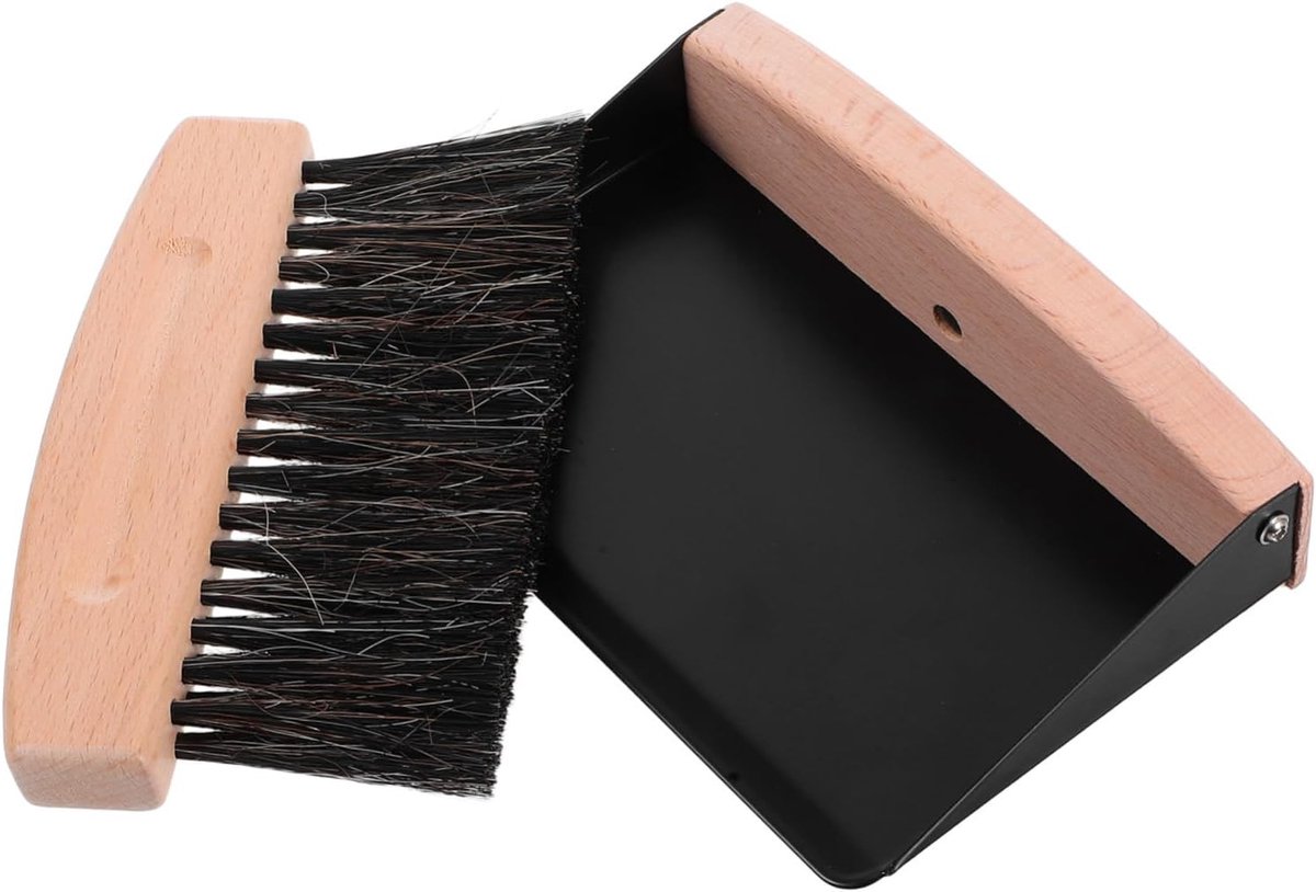 1set Mini Dustpan Set Handheld Compact Reinigingshulpmiddel Voor Desktop Keuken Ruimtes Efficiënte Stofverwijdering Met Opbergfunctie Voor Thuis Kantoor