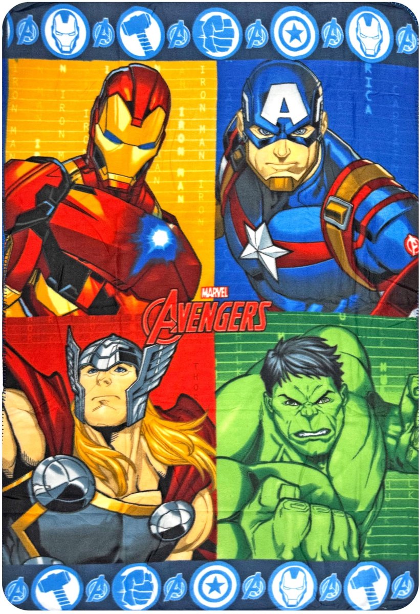 Avengers Deken voor Kinderen - Zacht Fleece