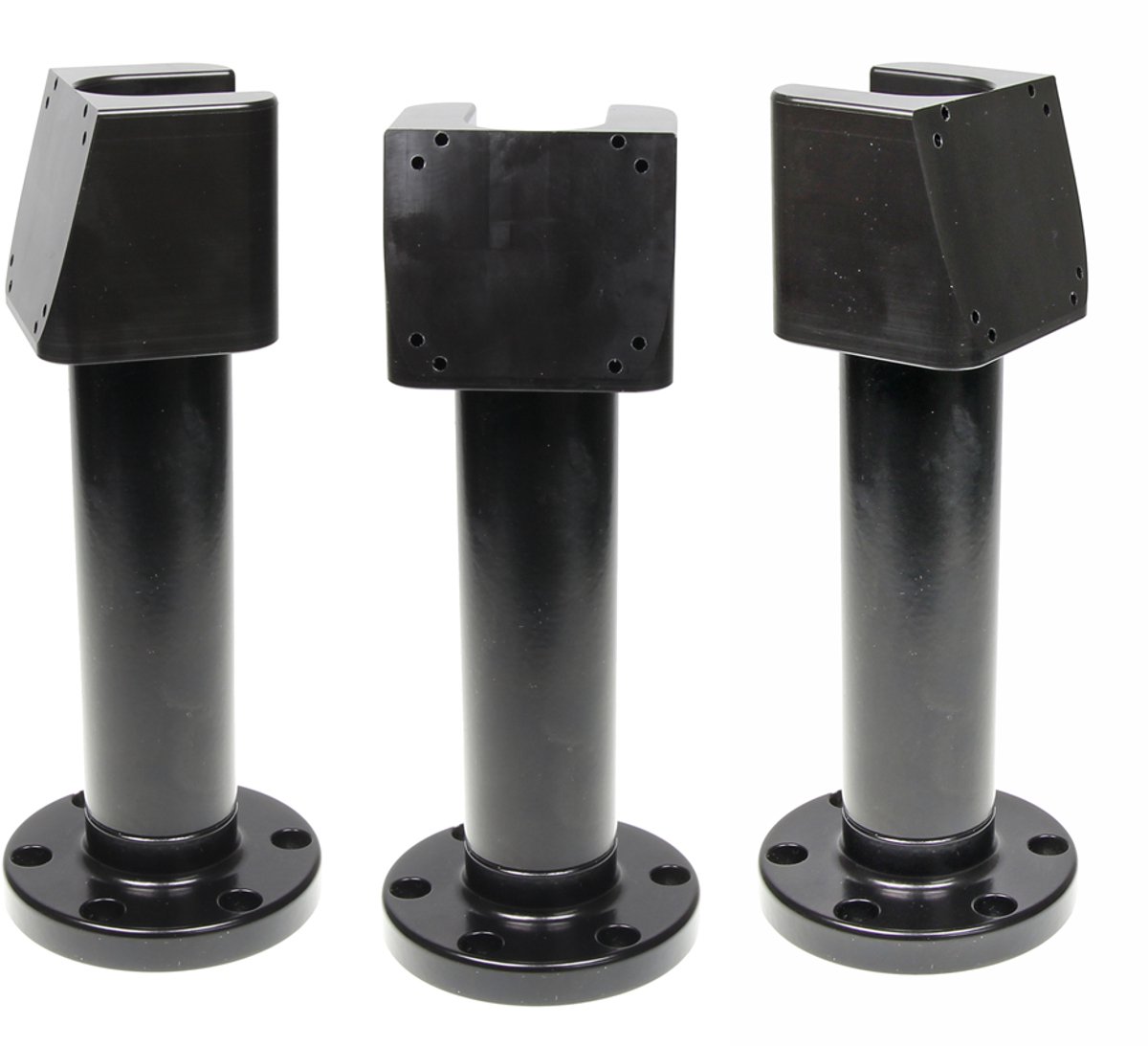 Pedestal Mount 350 degrees swiveling top 75 Â°