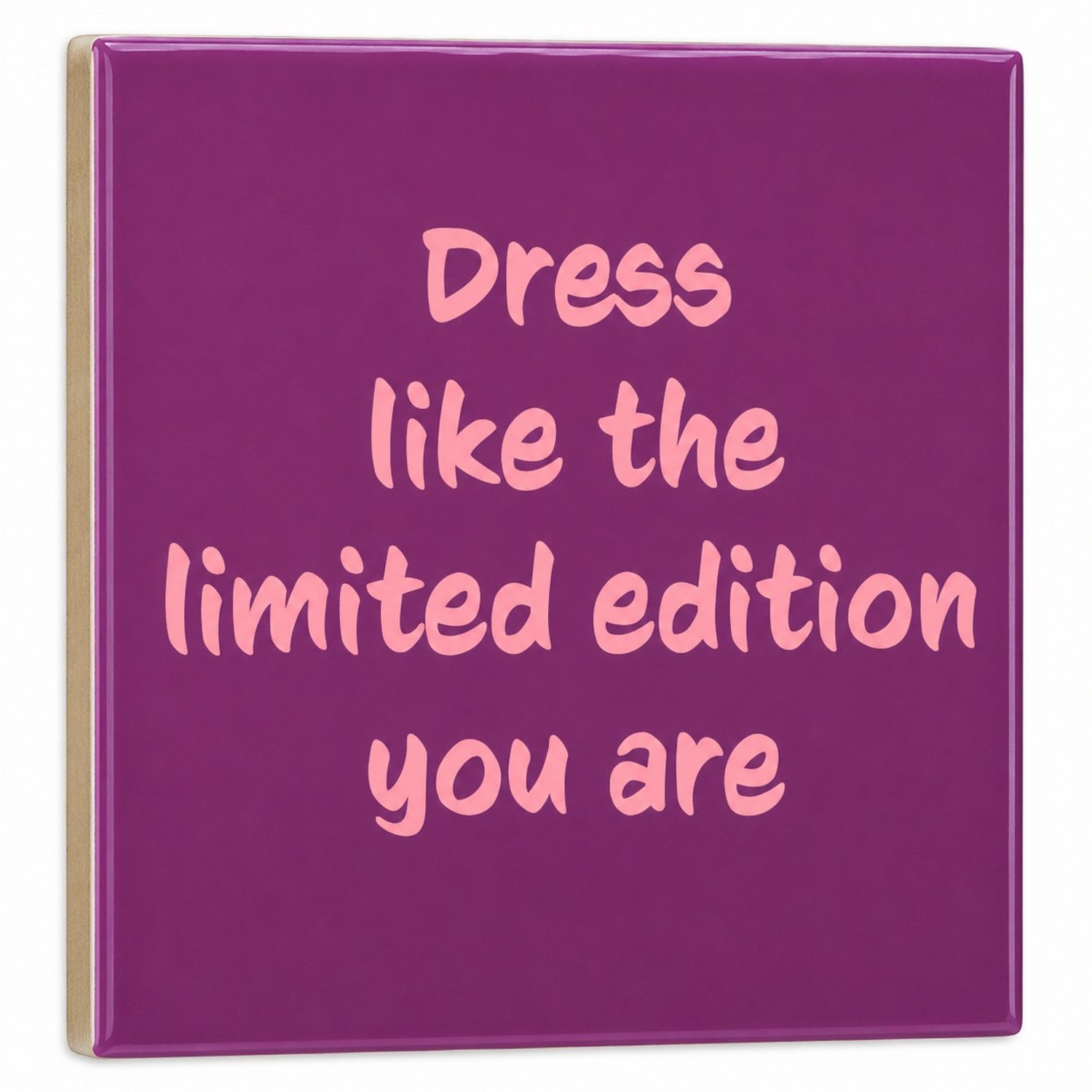 Tegeltje dress like the limited edition