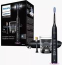 Zwarte Philips Sonicare 9400 tandenborstel met opzetborstel, oplaadglas, reisetui en verpakking met 'Complete Care for a healthier mouth'.