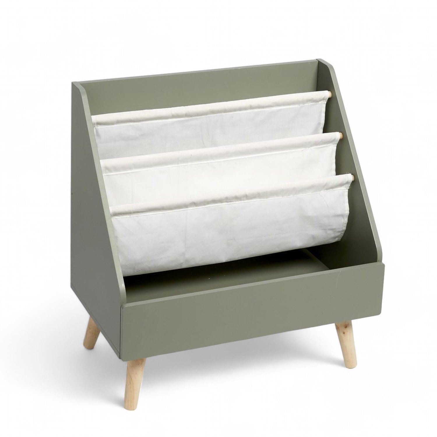 LA FACTORY - Boekenkast - Bibliotheek voor kinderen DE KONING VAN DE JUNGLE, 58 x 33 x 61 cm - donkergroen