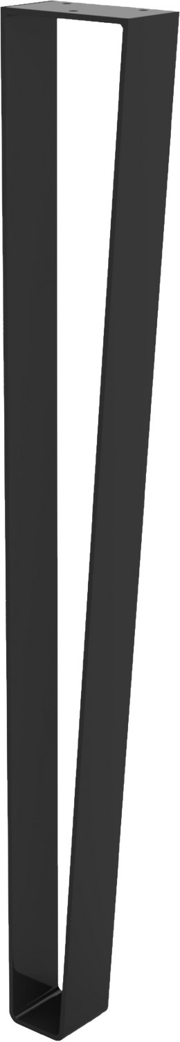 Wovar Tafelpoot Zwart Design | 71 cm | Per Stuk