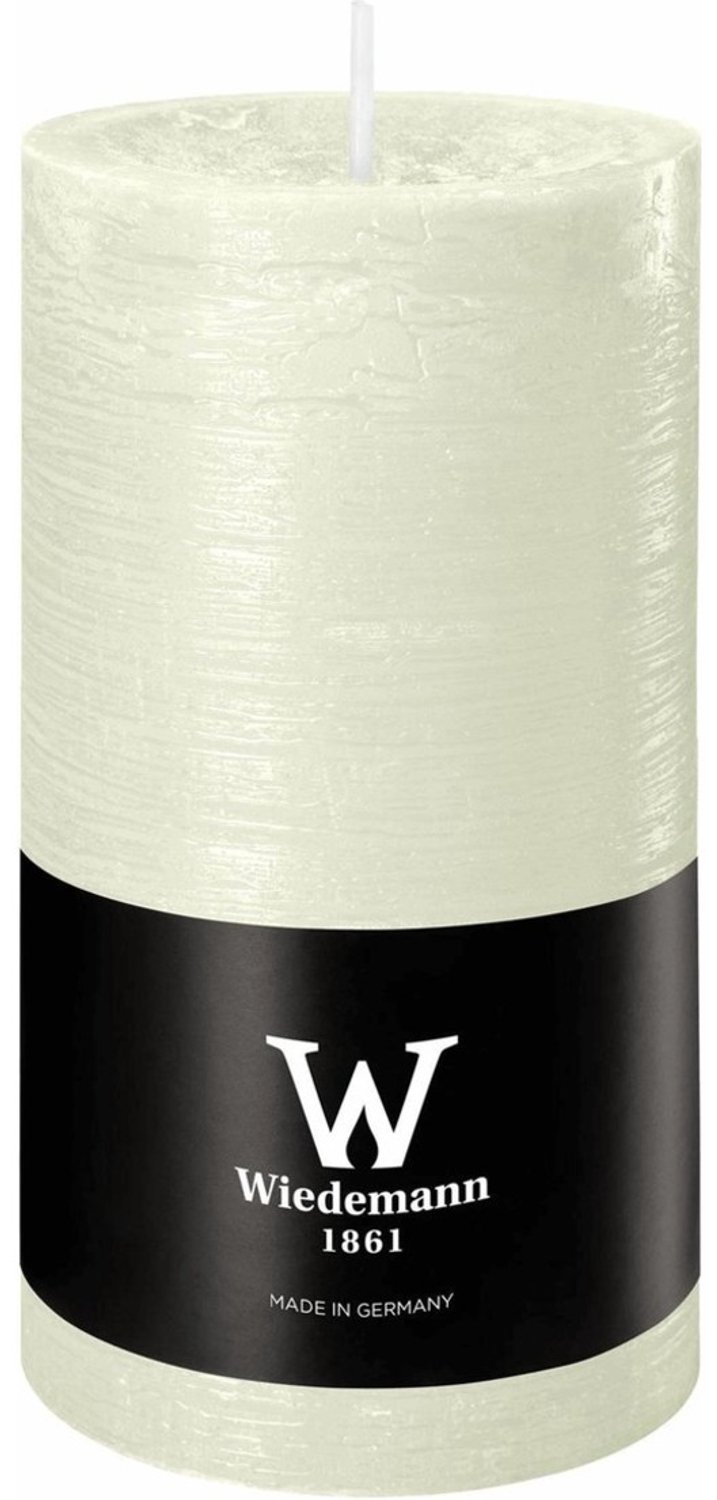 Wiedemann Marble Rustik stompkaars ivoor, doorgekleurd, Ø 68 x 130 mm Creme