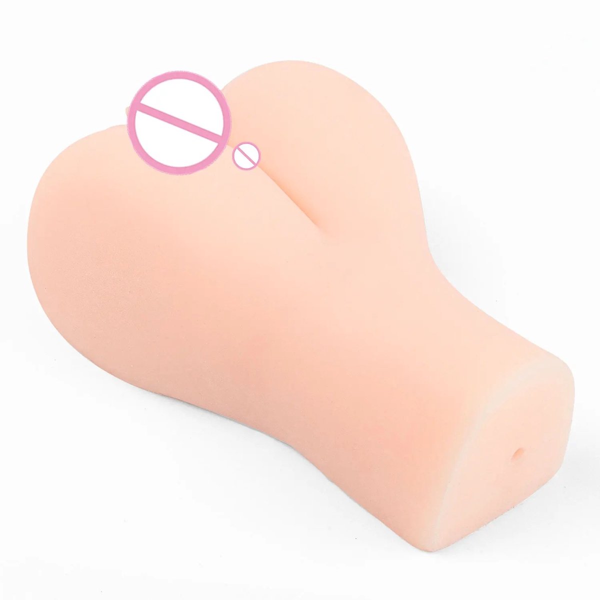 Currero Pocket Pussy met Billen - Masturbator voor Man - Realistisch Torso - Kunstvagina - Billenpop - Sextoy voor Mannen - Discreet Verpakt - 12 cm - met Verwarmingsstaaf