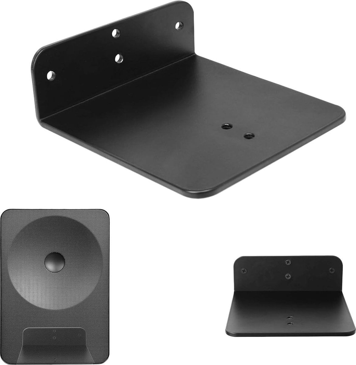 Luidsprekerwandbeugel, metalen beugel, verborgen montage, stevig en duurzaam, Geschikt voor Samsung LS70.