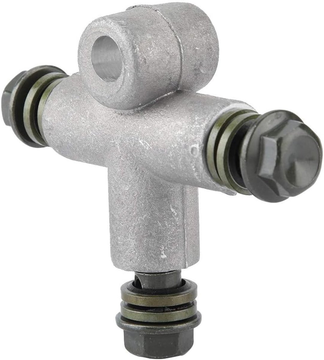3-Weg Slangadapter voor Motor en ATV - Hydraulische Remolie Slangkoppeling 10mm voor Efficiënte Remprestaties