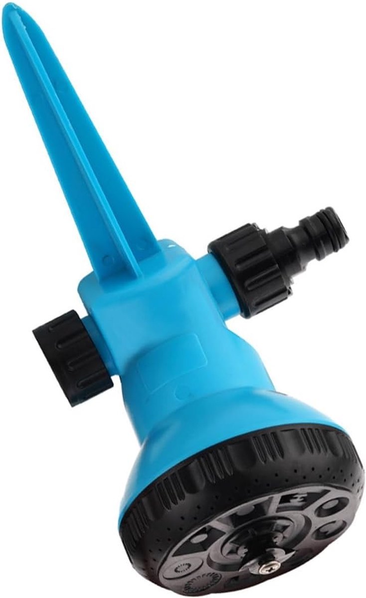 360° Draaibare Tuinsproeier met 9 Nozzles, Ideaal voor Grondbesproeiing, Tuinonderhoud en Terrasverfrissing