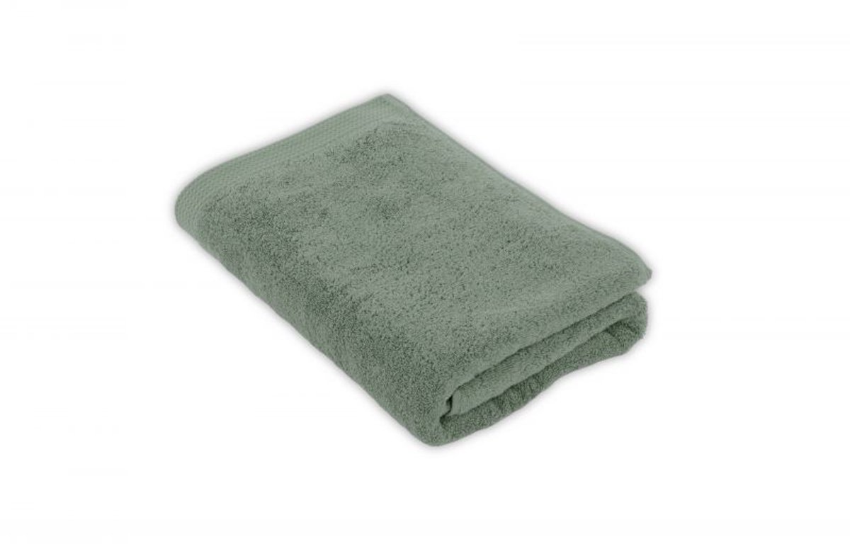 Tiseco Home Studio - Badlaken DELUX - 100% katoen - 550 g/m² - 70x140 cm, groen