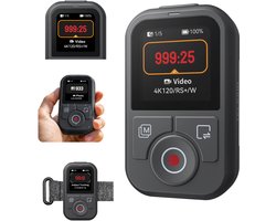 Télécommande Bluetooth Telesin T13 pour DJI Osmo Action - Écran couleur HD - Portée 60 m - Batterie 8 heures - Noir
