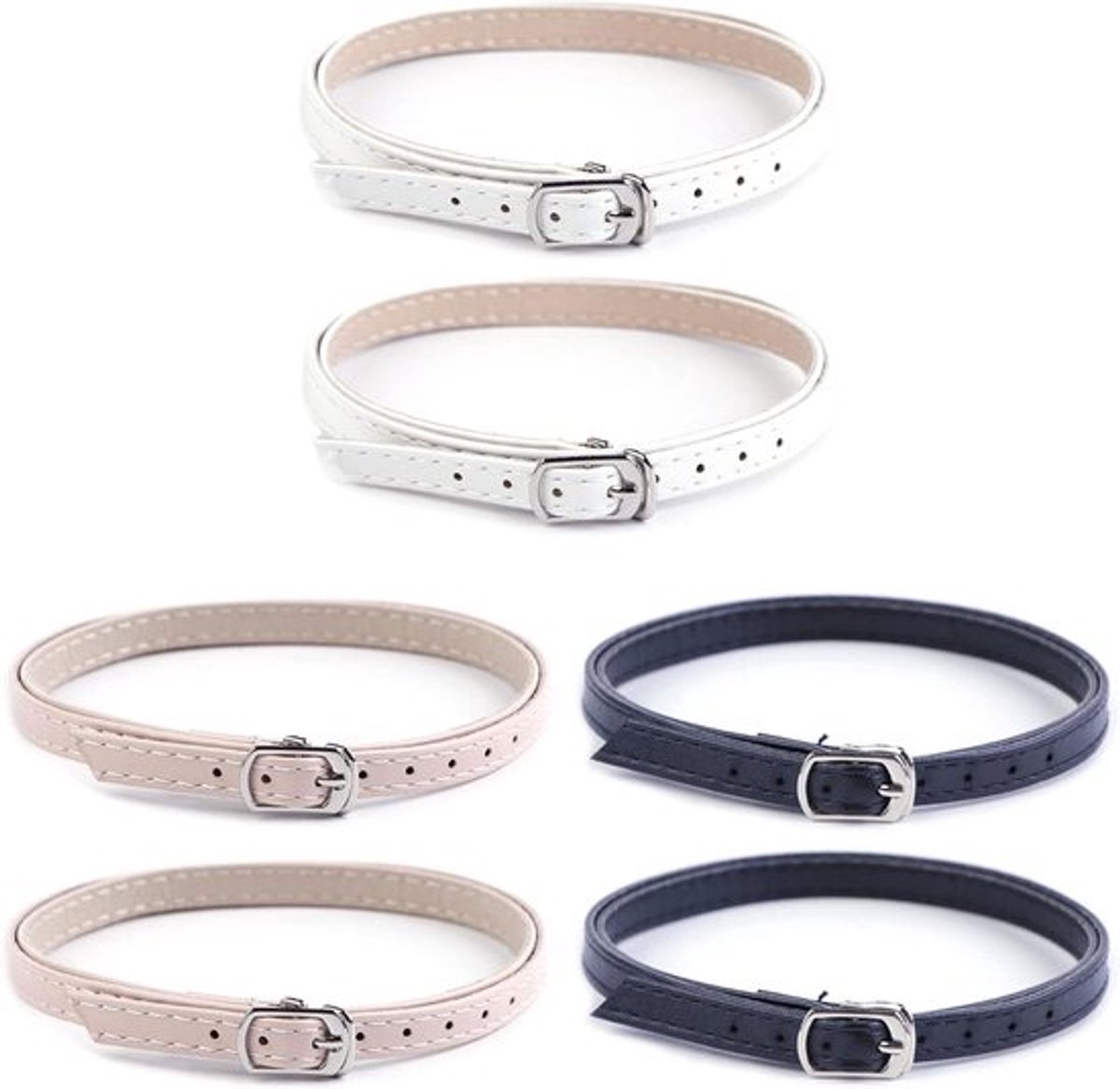Allecto Plus - Verstelbare Hoge Hakken Straps voor Dames Sandalen en Schoenen - Set