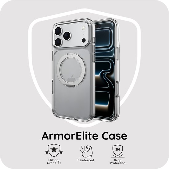 ArmorElite hoesje, militair getest, versterkt, met valbescherming.