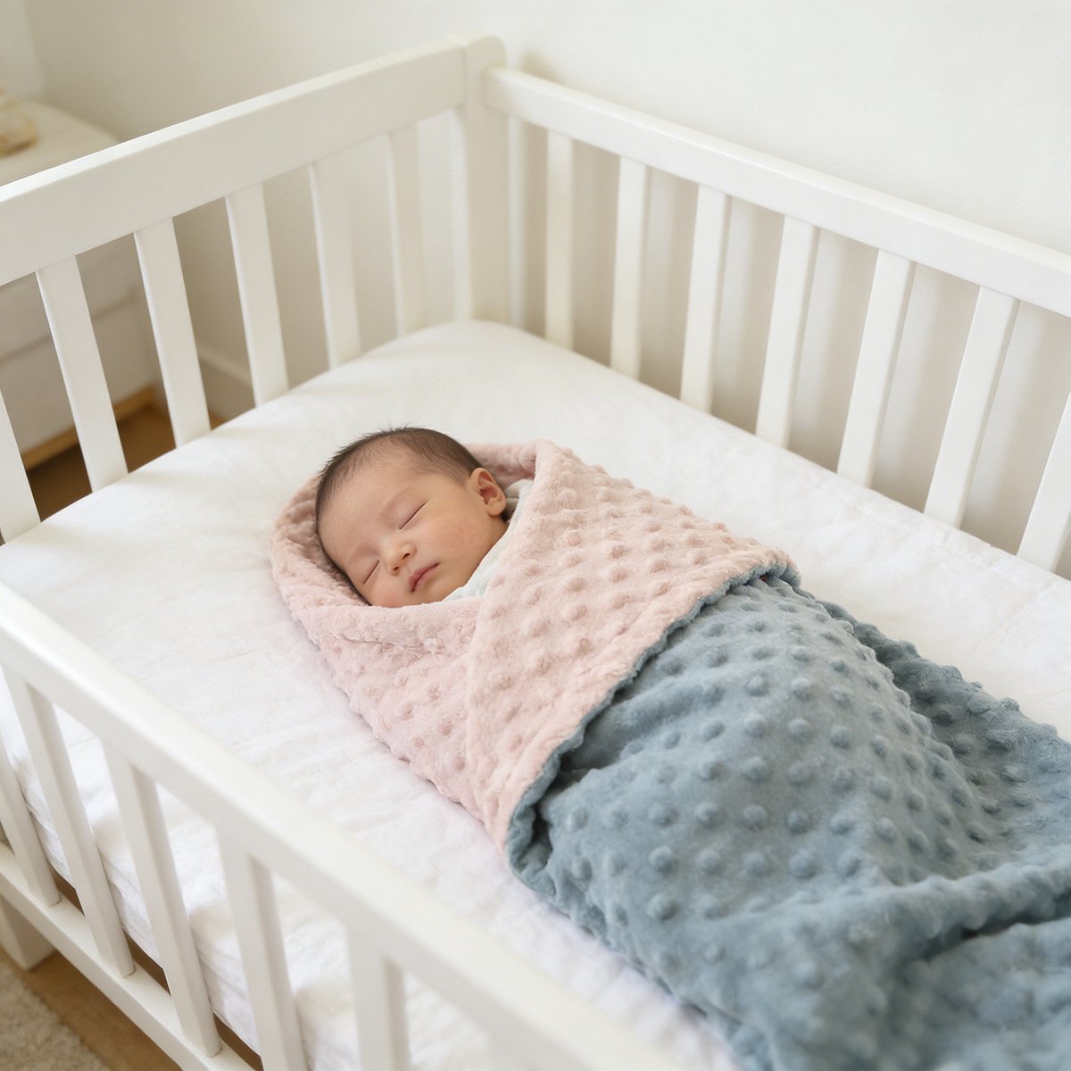 Babydeken, dubbelzijdige babydeken, inbakerdeken-Stijl 1-75*100cm
