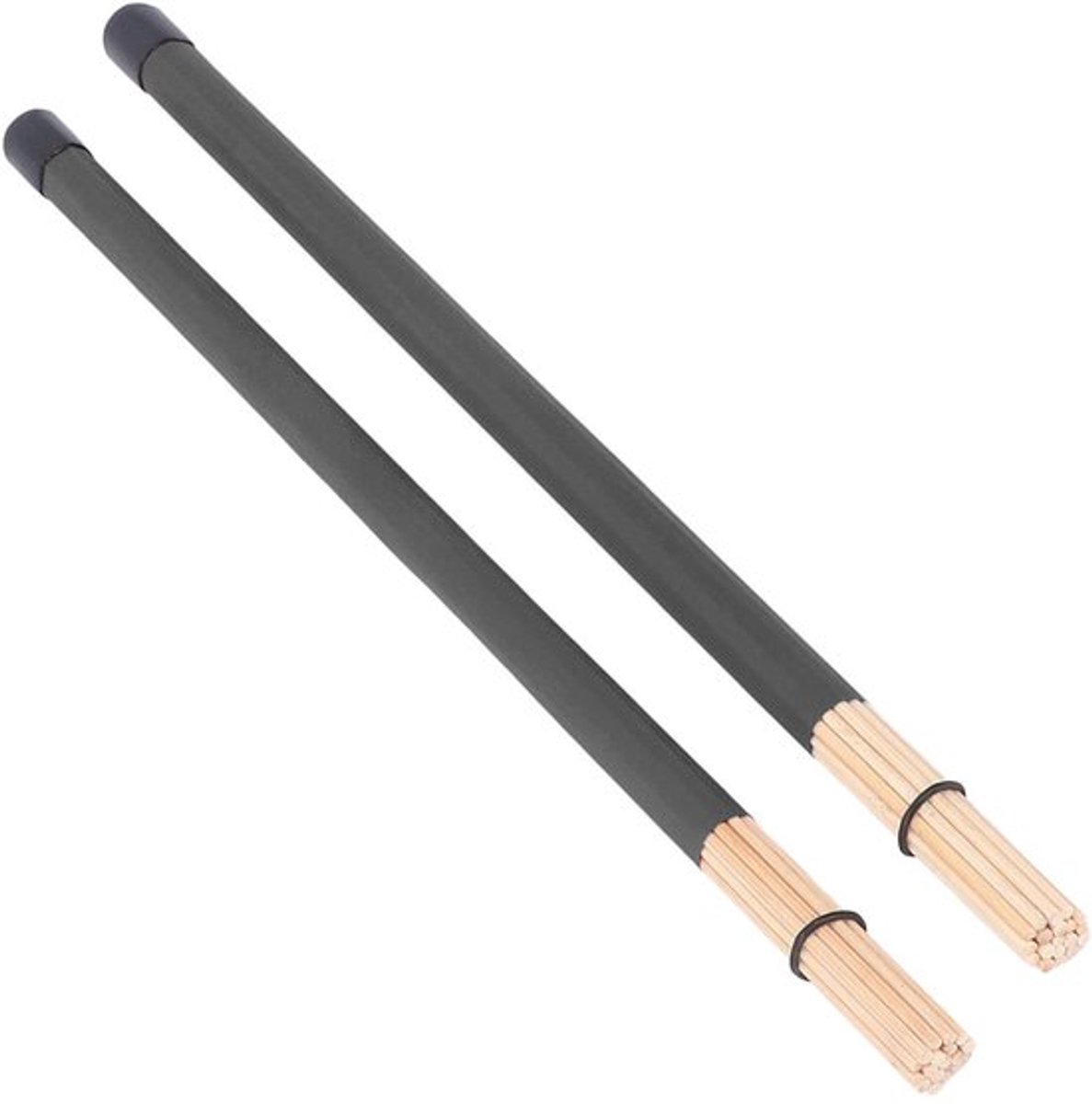 Store_9 - Drum Borstel - Bamboe Rods - Draagbaar en Lichtgewicht - Zwart