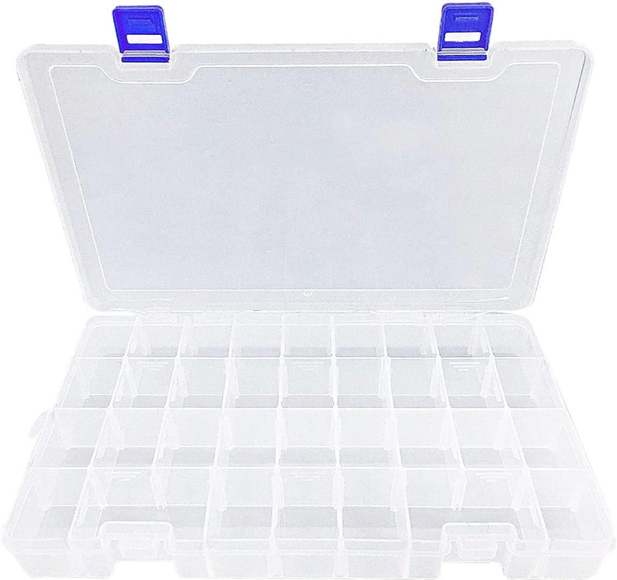 Plastic Opbergdoos met Verstelbare Compartimenten voor Sieraden en Gereedschap, Ideaal voor Organisatie