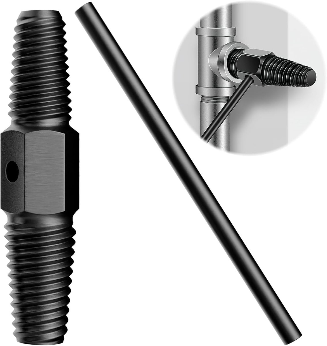 Dubbele Schroevendraaier en Schroef Extractor voor het Verwijderen van Schroeven en Buizen tot 3/4 Inch