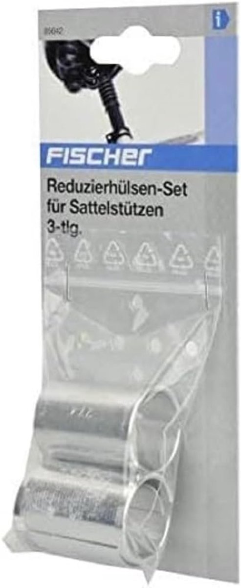 Fietskar koppeling - Zilver - 3 Verloopstukken - Universele Zadelpen Verloophulzen - Voor Wielersport