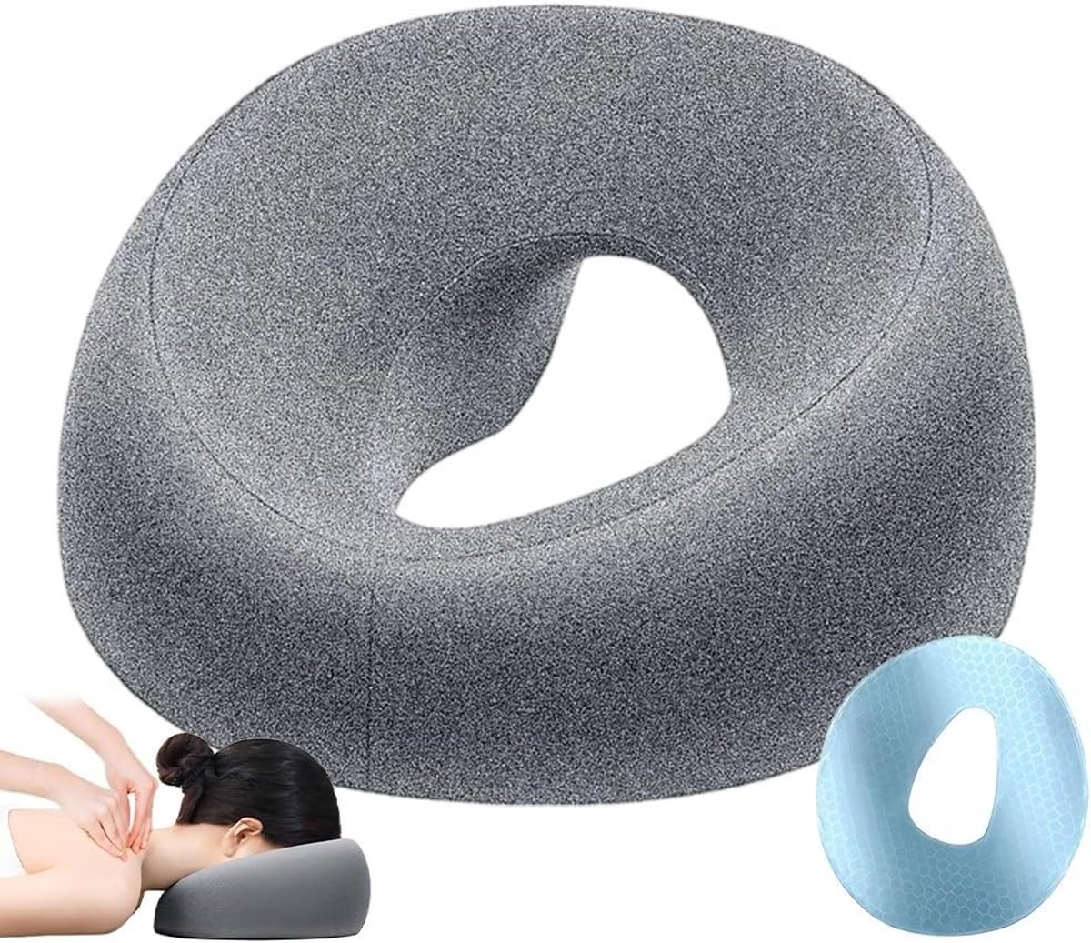 Ergonomisch Gezichtskussen van Traagschuim voor Ontspannende Massage, Hoofdkussen voor Spa en Thuisgebruik, Ideaal voor Schoonheid en Wellness