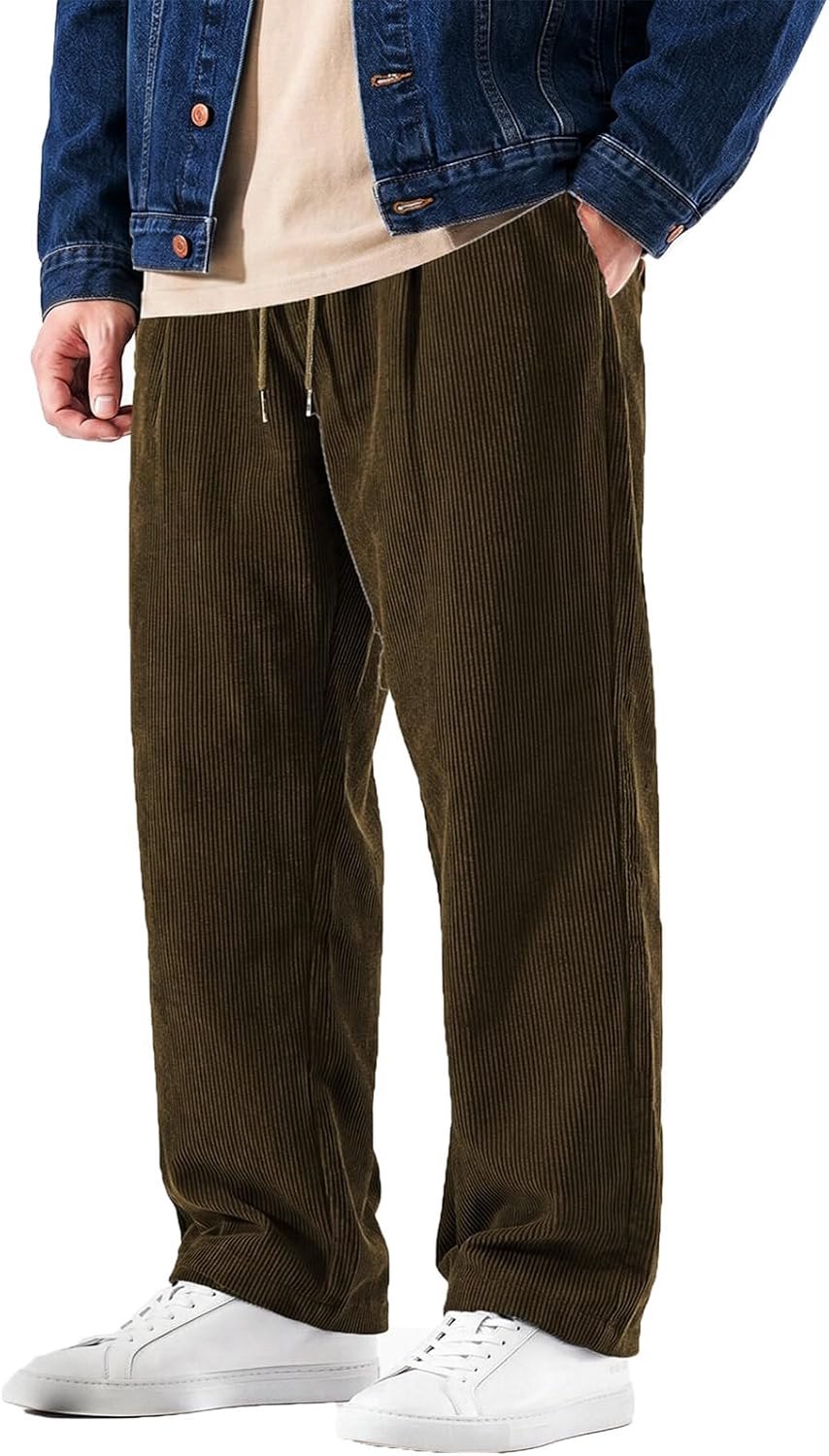 Broek voor heren, lange vrijetijdsbroek, chinobroek