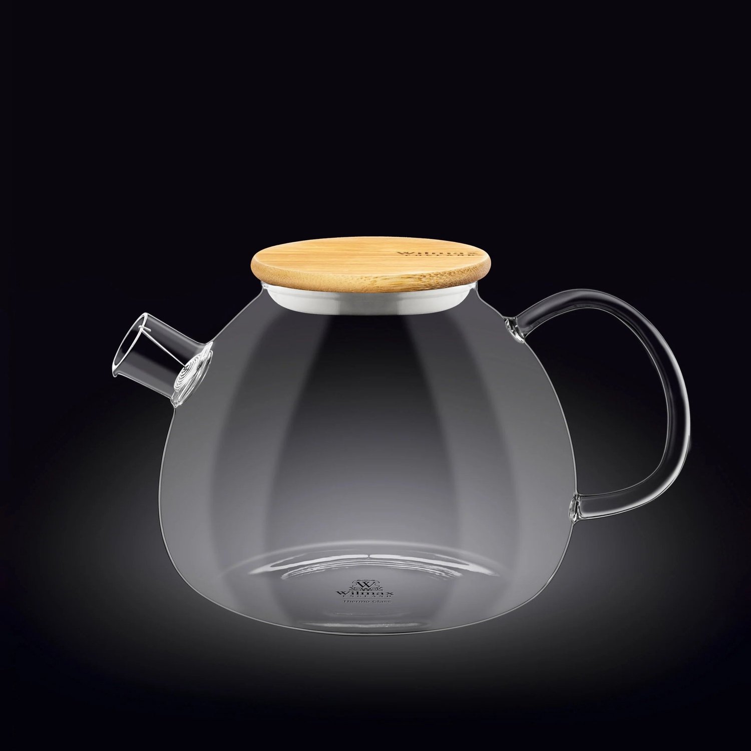 Wilmax Theepot 1500ml veervilter bamboe deksel WL-888825/A